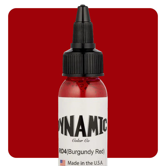 Dynamic Burgundy Red Tattoo Ink - 1oz. Bottle