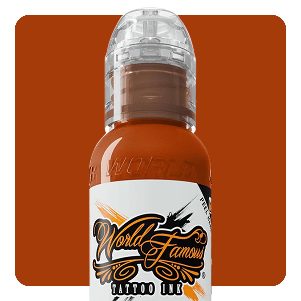 Burnt Orange — World Famous Tattoo Ink — Pick Size