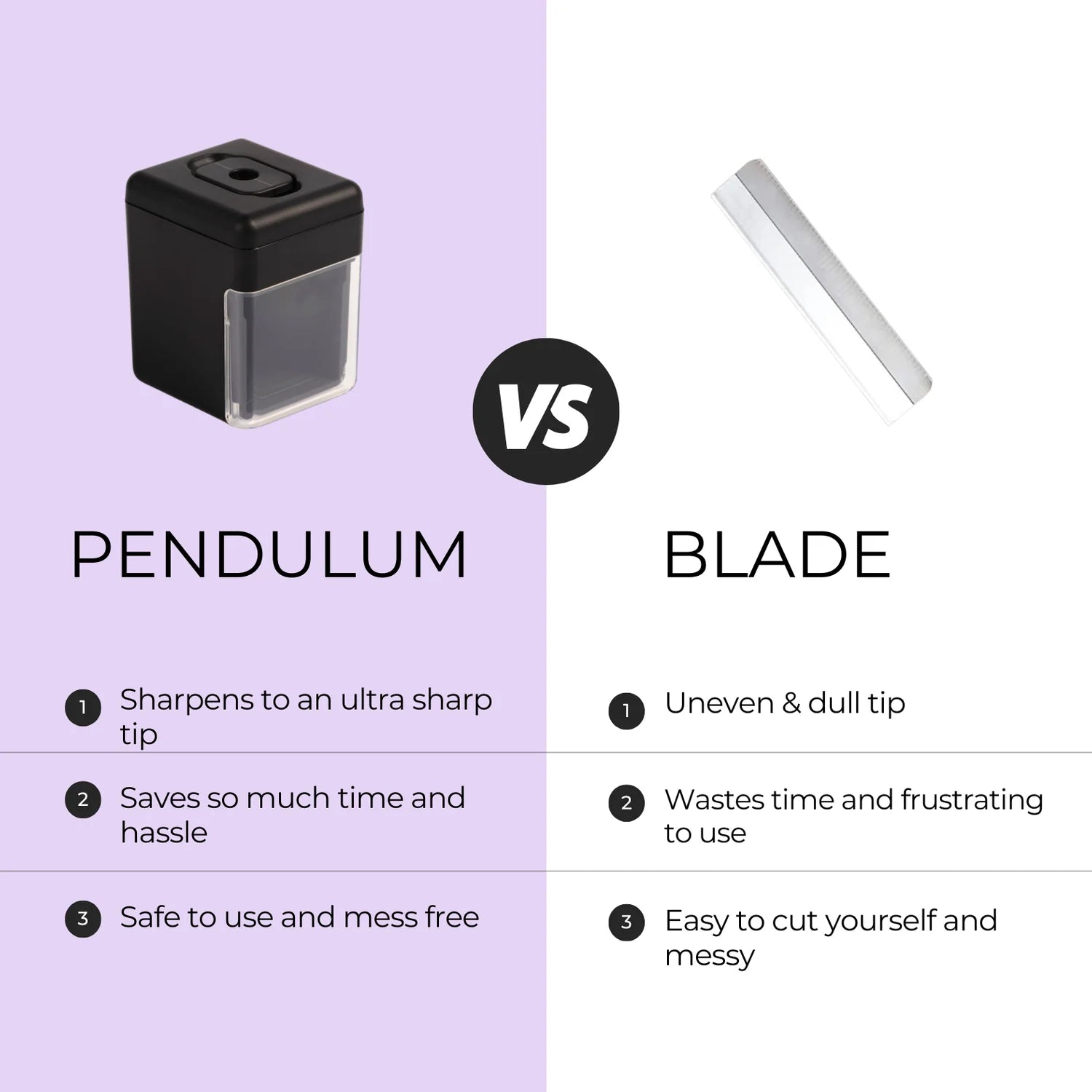 Pendulum® PMU Pencil Sharpener — Short Taper