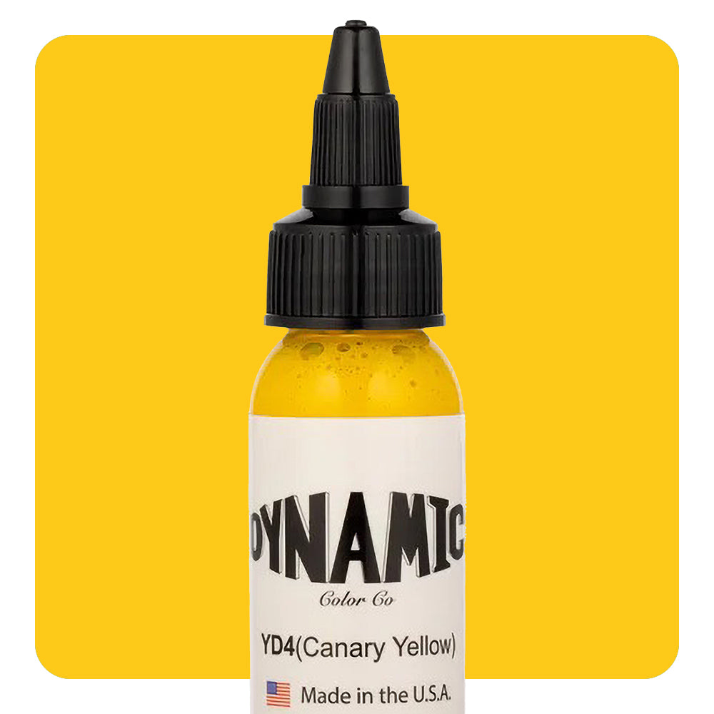 Dynamic Canary Yellow Tattoo Ink - 1oz. Bottle