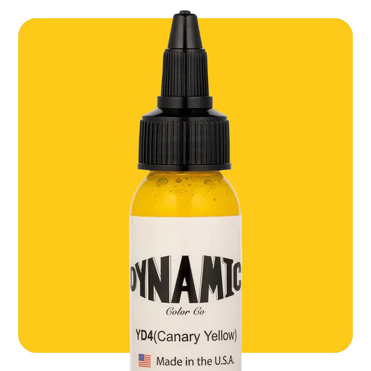 Dynamic Canary Yellow Tattoo Ink - 1oz. Bottle