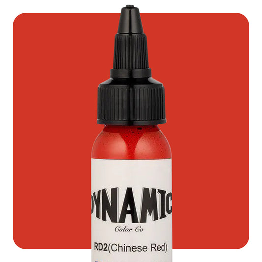 Dynamic Chinese Red Tattoo Ink - 1oz. Bottle