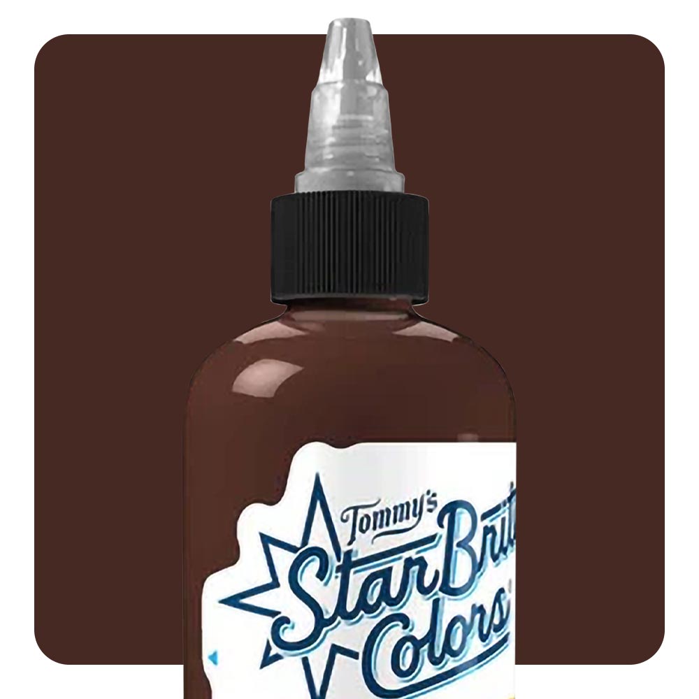 StarBrite Colors Tattoo Ink by Tommy’s Supplies – Chocolate Brown – Pick Your Size