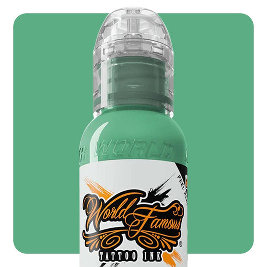 Columbus Seafoam — World Famous Tattoo Ink — Pick Size - Painful Pleasures