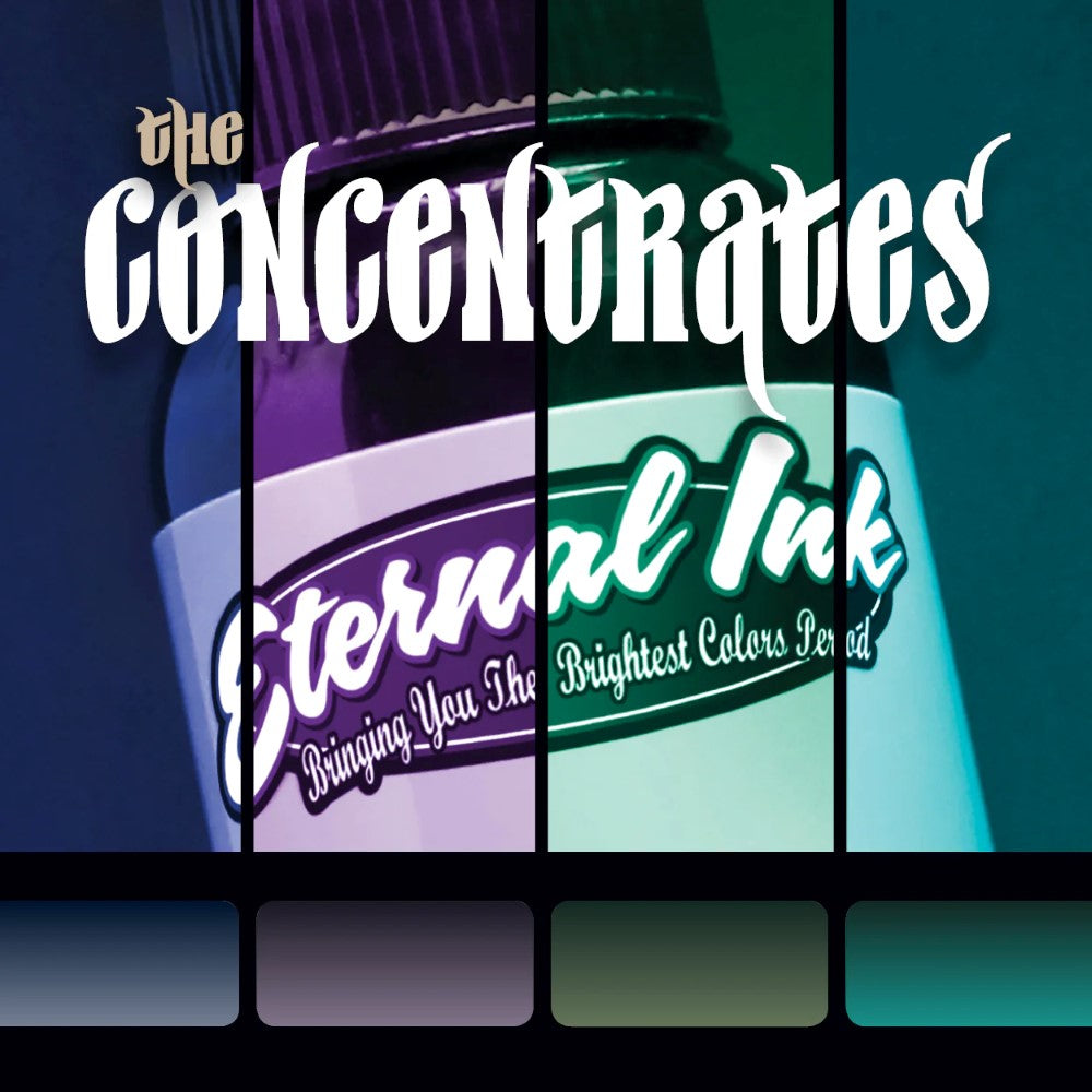 The Concentrates Set of Four — 1/2oz Bottles — Eternal Tattoo Ink