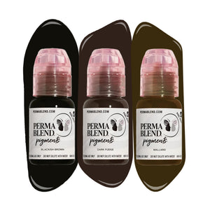 Cool Eyebrow Mini Set – Perma Blend – 3 1/2oz Bottles - Painful Pleasures