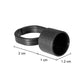 Cosmetic Ink Cup Holder Finger Ring — Black — Bag of 50