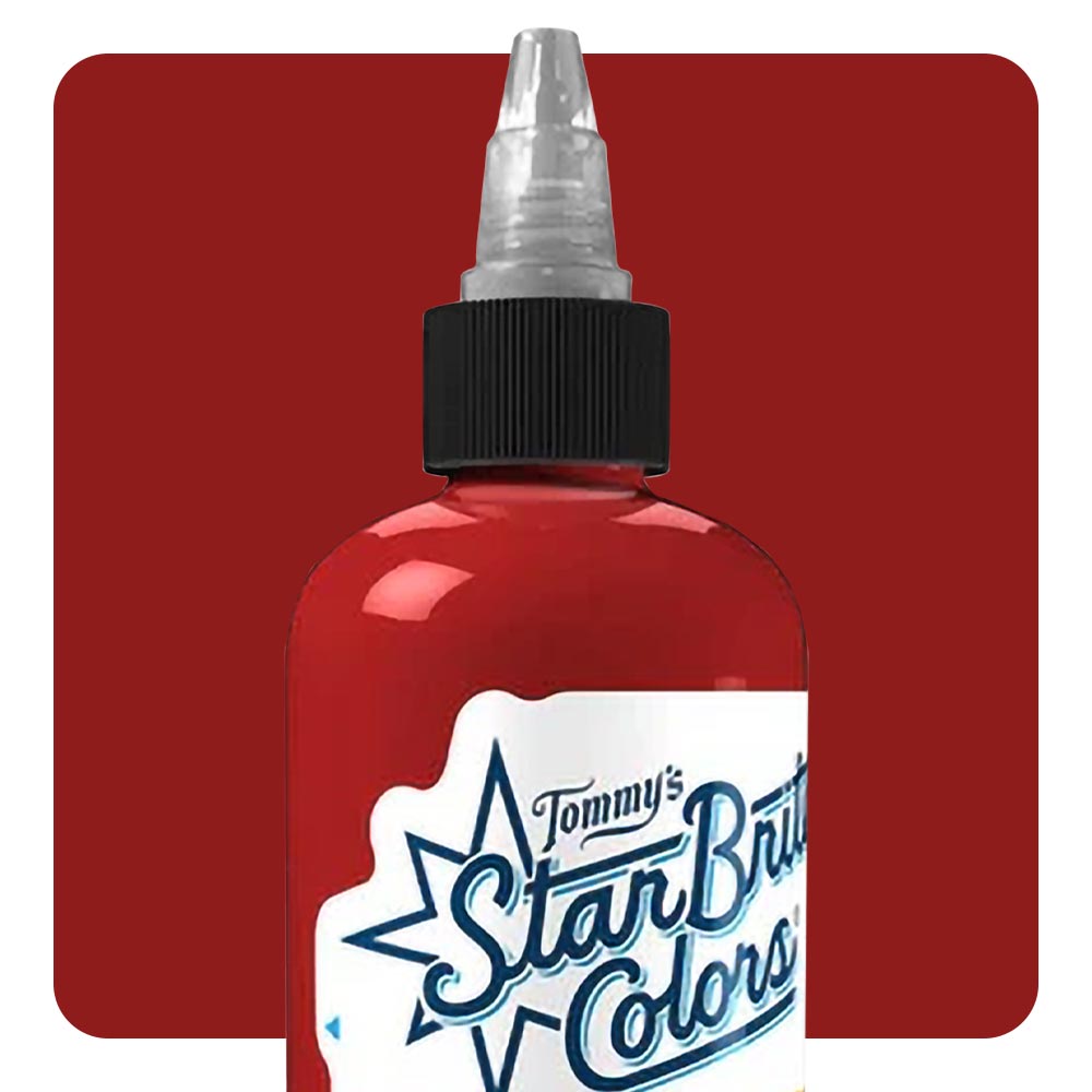 StarBrite Colors Tattoo Ink by Tommy’s Supplies – Crimson Red – Pick Your Size
