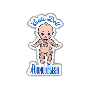 A Pound of Flesh Cutie Doll Enamel Pin — Price Per 1 - Painful Pleasures
