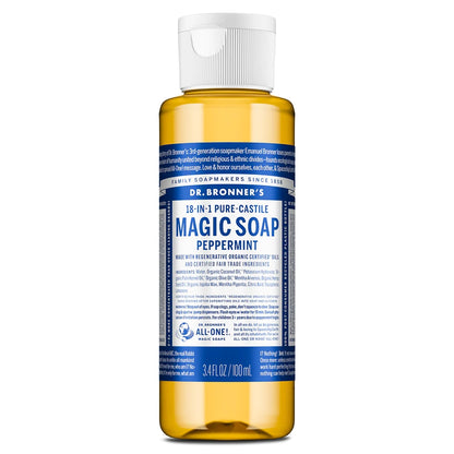 Dr. Bronner's Magic Soaps Peppermint  3.4oz - 1