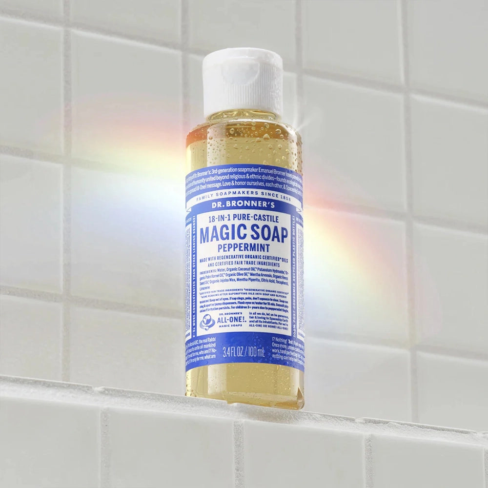 Dr. Bronner's Magic Soaps Peppermint  3.4oz - 2