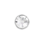 14g - 12g Internally Threaded Swarovski Gem Top - Price Per 1 - Painful Pleasures