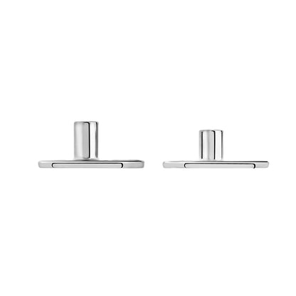 Tilum 14g Titanium Dermal Anchor with 2mm or 2.5mm Rise & Double-Hole Base - Price Per 1 - Painful Pleasures