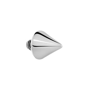 6g Internally Threaded Counter-Sunk Steel Cone - Price Per 1 - Painful Pleasures