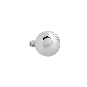 18g - 16g Internally Threaded Steel Ball - Price Per 1 - Painful Pleasures