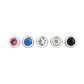 14g - 12g Internally Threaded Swarovski Jewel Top Ball - Price Per 1