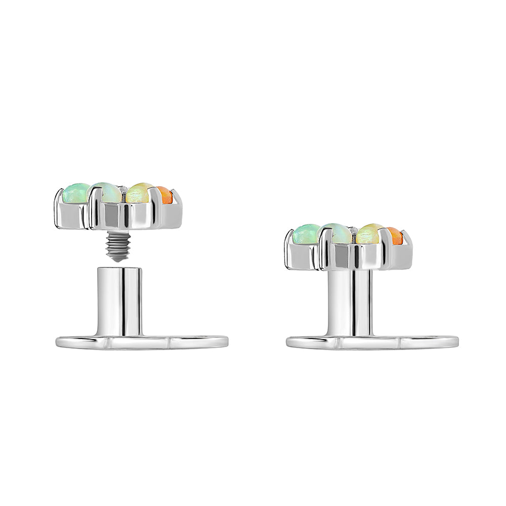 Tilum 14g Titanium Dermal Anchor with 3-Hole Base - Price Per 1