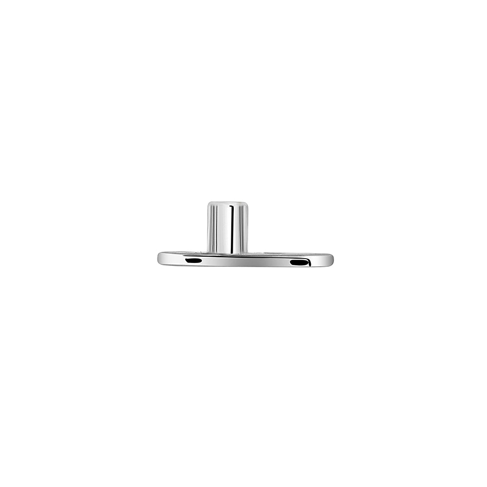 Tilum 14g Titanium Dermal Anchor with 2mm Rise and 2-Hole Base - Price Per 1