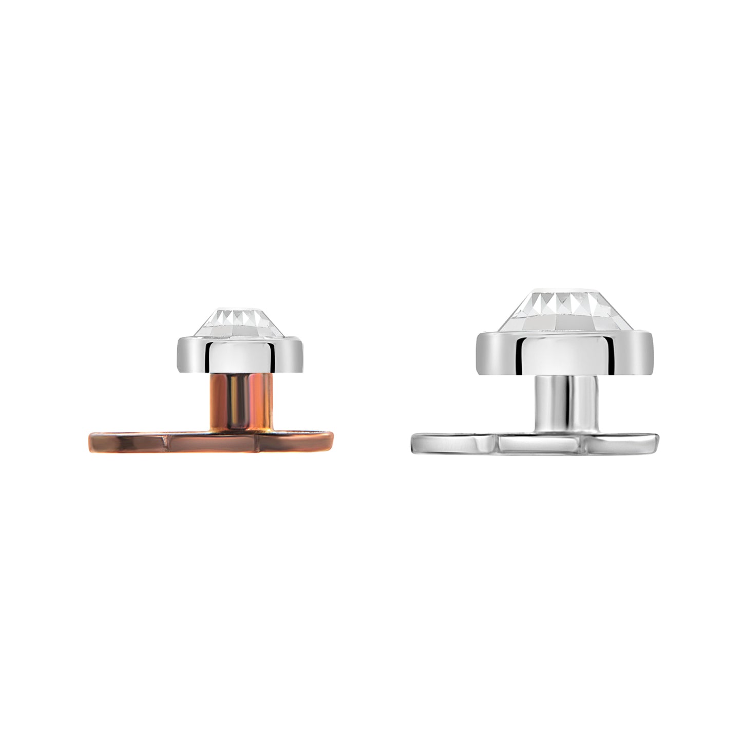 Tilum 14g Titanium Dermal Anchor with 1.5mm Rise and Flat Jewel Top - Price Per 1