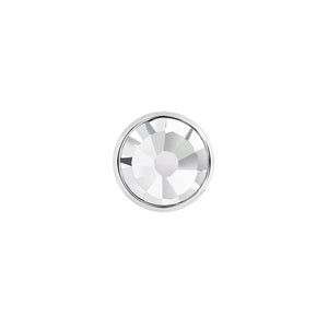18g - 16g Internally Threaded 3.4mm Swarovski Jewel Top - Price Per 1 - Painful Pleasures