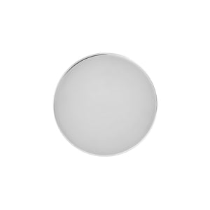 10g - 00g Internally Threaded Flat Steel Disc End - Price Per 1 - Painful Pleasures