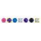 Tilum 18g-16g Internally Threaded Square Prong-Set 3mm Round Opal Top - Price Per 1