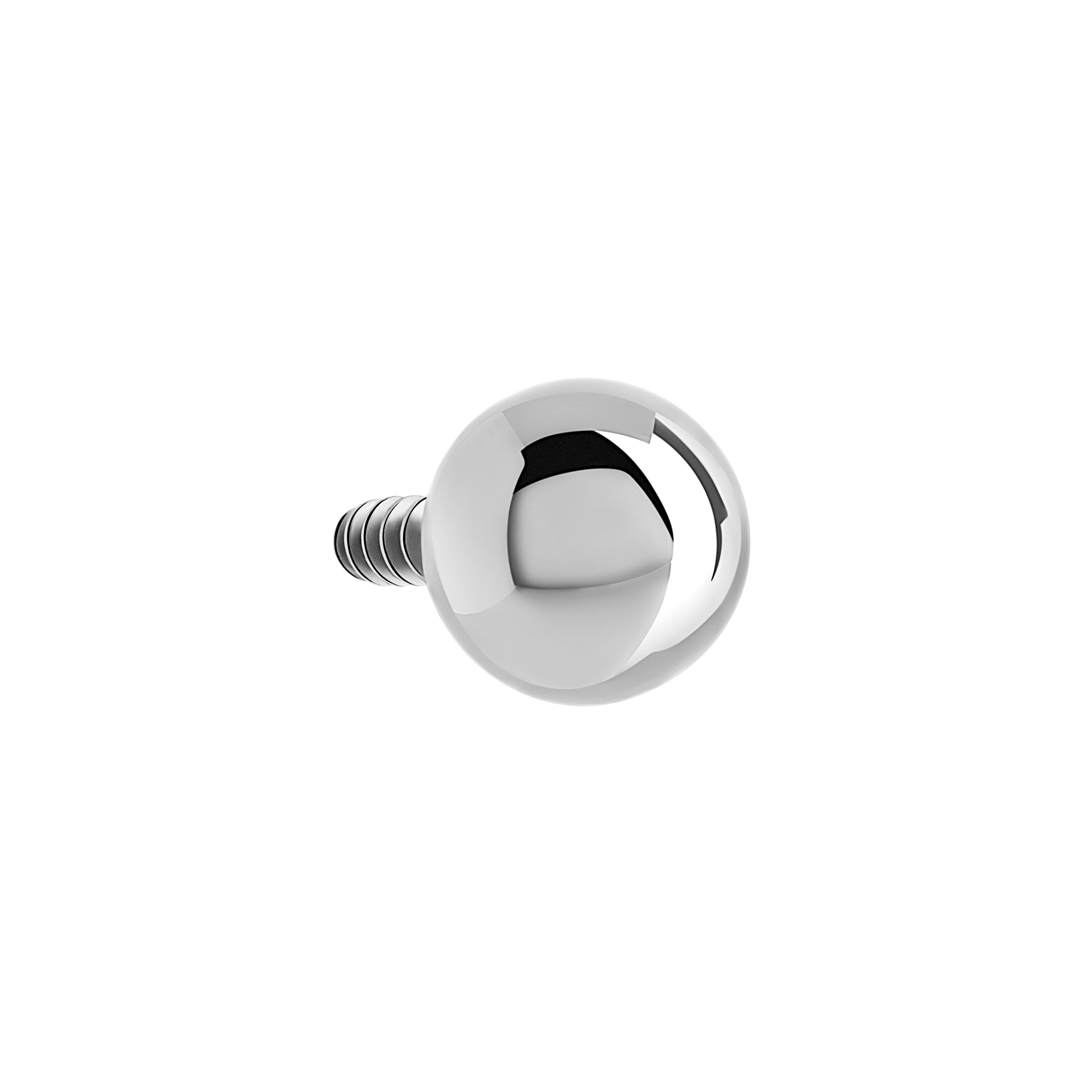 Tilum 18g-16g Internally Threaded Titanium Ball - Price Per 1