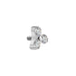 Tilum 14g-12g Internally Threaded Titanium Jewel Trinity Top - Small - Price Per 1