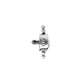 Tilum 14g-12g Internally Threaded Orbital Micron Bead Cluster Jewel Titanium Top - Price Per 1