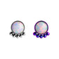 Tilum 14g-12g Internally Threaded Micron Bead Row Opal Titanium Top - Price Per 1 - Painful Pleasures