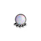 Tilum 14g-12g Internally Threaded Micron Bead Row Opal Titanium Top - Price Per 1 - Painful Pleasures