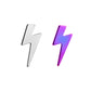 Tilum 14g-12g Internally Threaded Lightning Bolt Titanium Top - Price Per 1