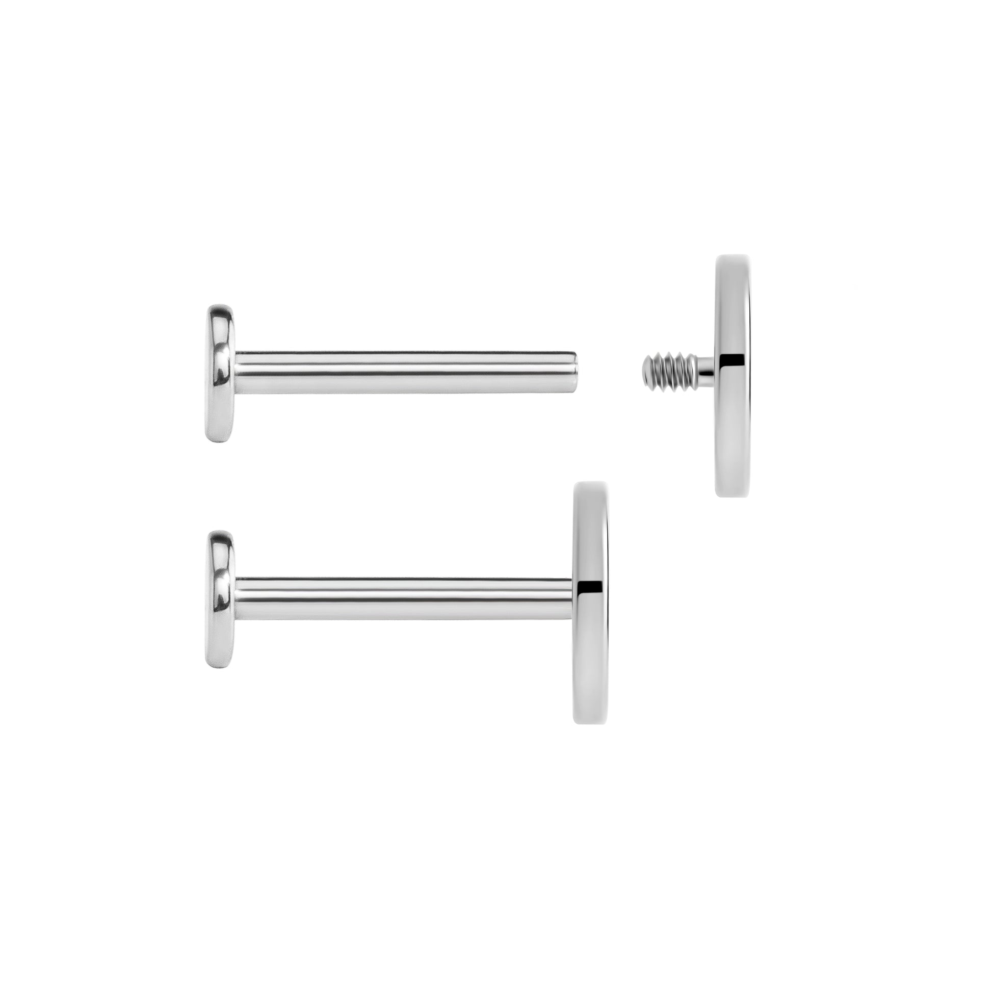 Tilum 18g-16g Crescent Moon Titanium Top - Price Per 1