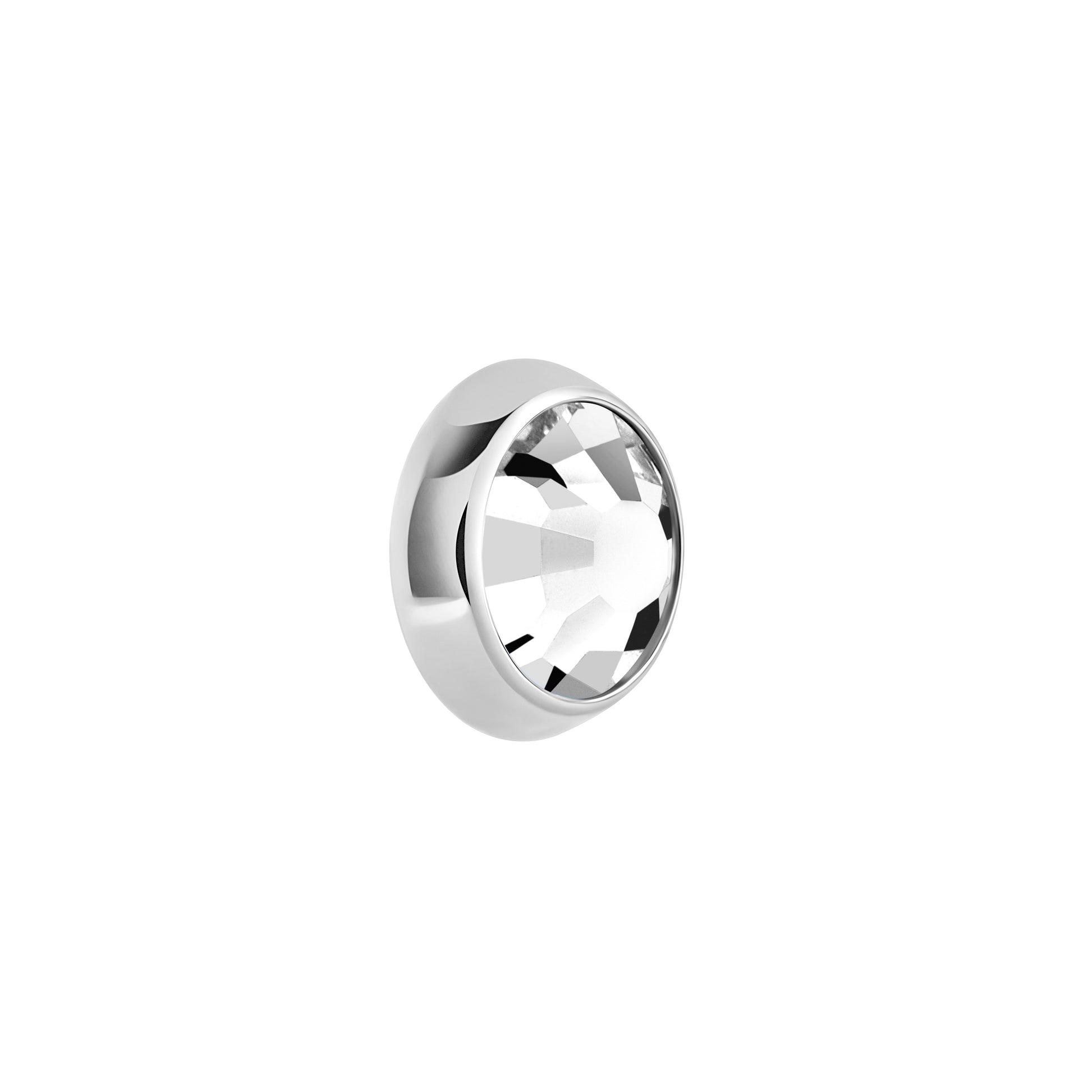 Tilum 14g-12g Internally Threaded Swarovski Jewel Titanium Top - Pick Size - Price Per 1