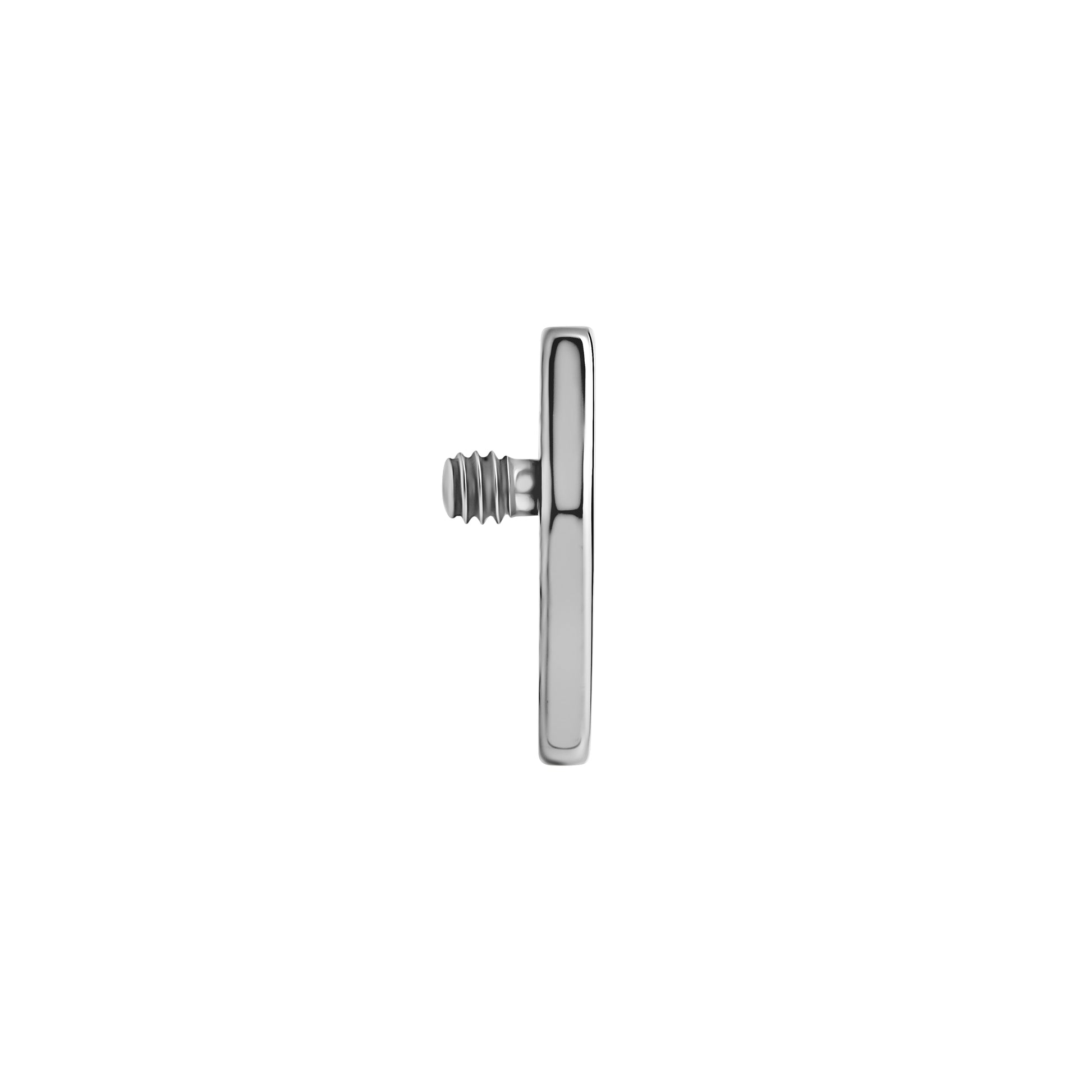 Tilum 18g-12g Internally Threaded Titanium Coffin Top - Price Per 1