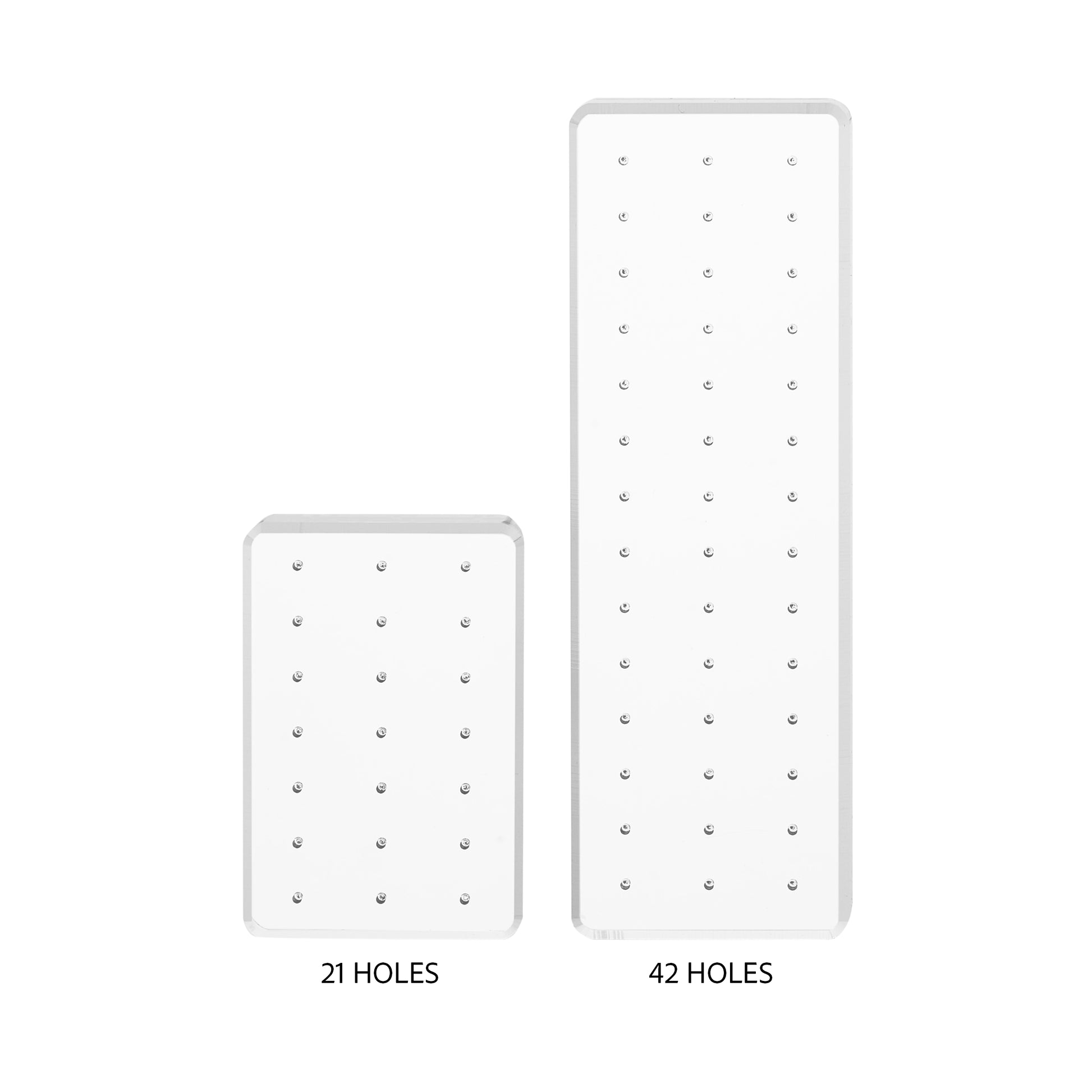 Tilum Universal Jewelry Display Block with Pegs — Pick Size and Threading