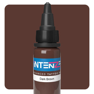 Dark Brown — Intenze Tattoo Ink — Pick Size - Painful Pleasures