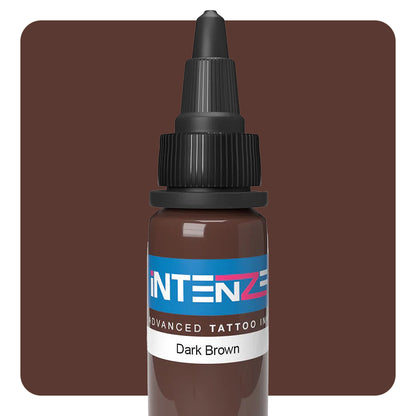 Dark Brown — Intenze Tattoo Ink — Pick Size - Painful Pleasures