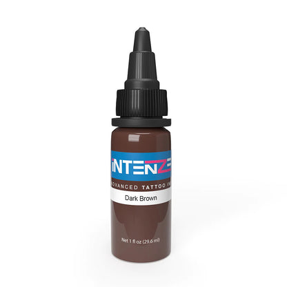 Dark Brown — Intenze Tattoo Ink — Pick Size - Painful Pleasures