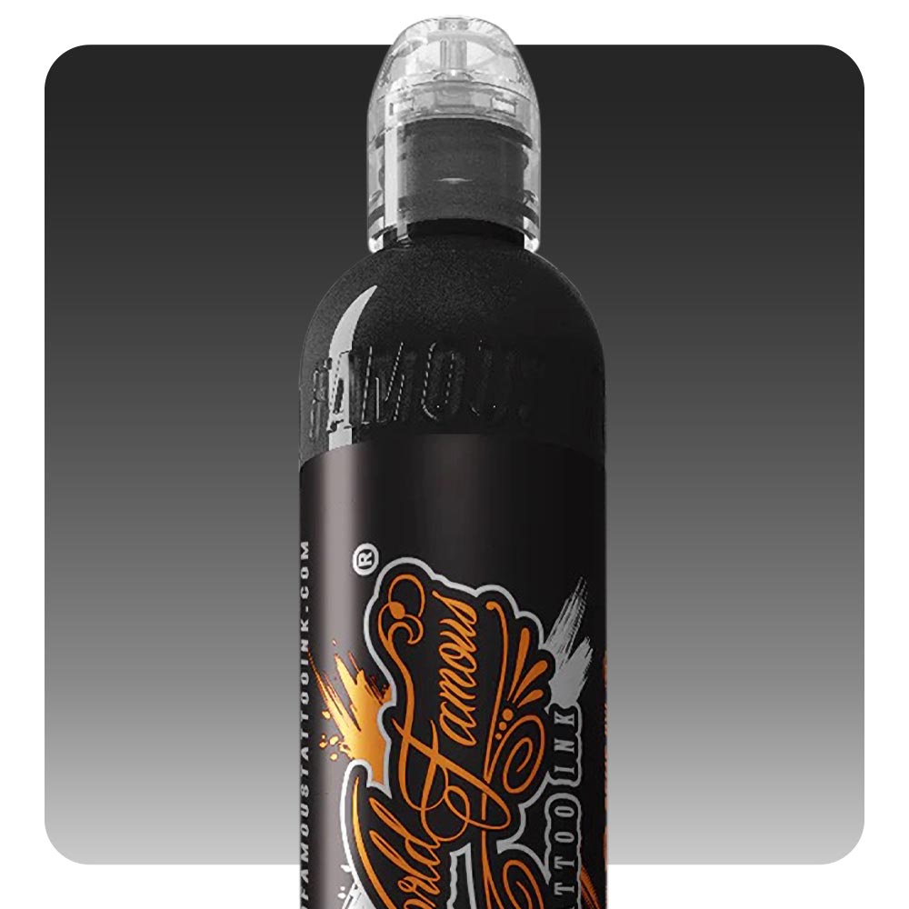 World Famous Dark Greywash — World Famous Tattoo Ink — Pick Size - Painful Pleasures