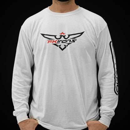 Darklab White Long Sleeve T Shirts 01