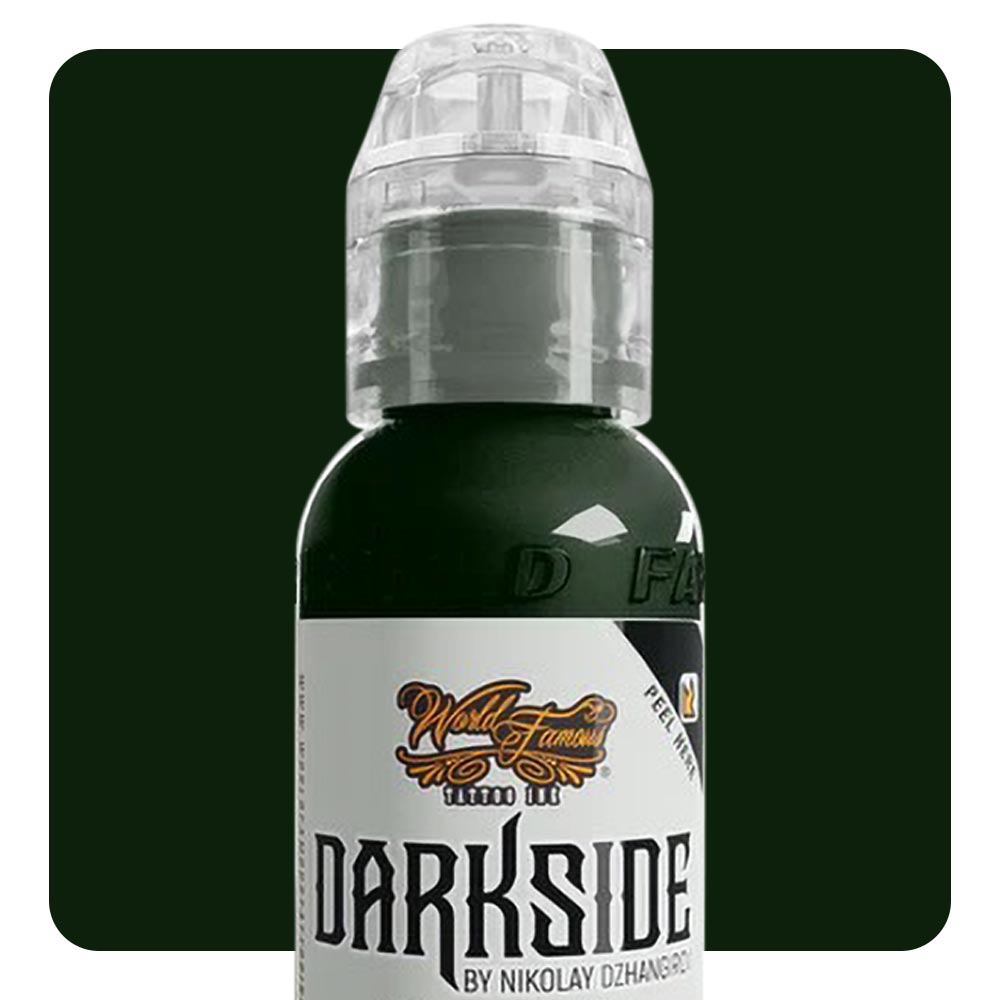 Nikolay Dzhangirov DarkSide Deepest Green — World Famous Tattoo Ink — Pick Size
