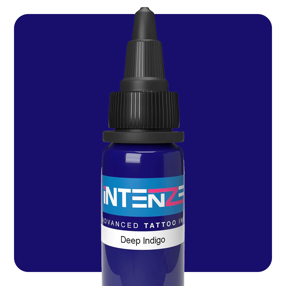 1 Bottle of Intenze Tattoo Ink - 2oz - Pick Your Color Deep Indigo 2oz