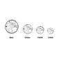 14g - 12g Internally Threaded Swarovski Gem Top - Price Per 1
