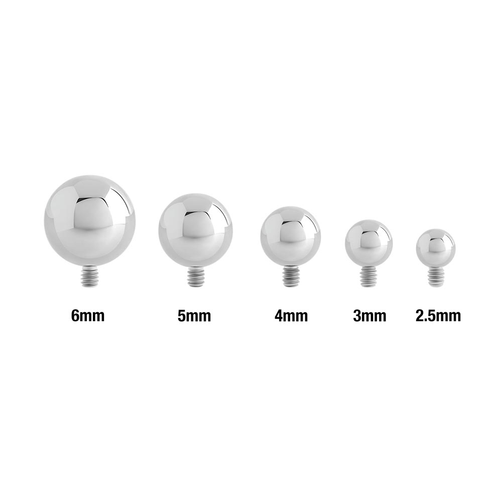 14g–12g Internally Threaded Steel Ball — Price Per 1