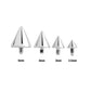 14g - 12g Internally Threaded Steel Cone - Price Per 1