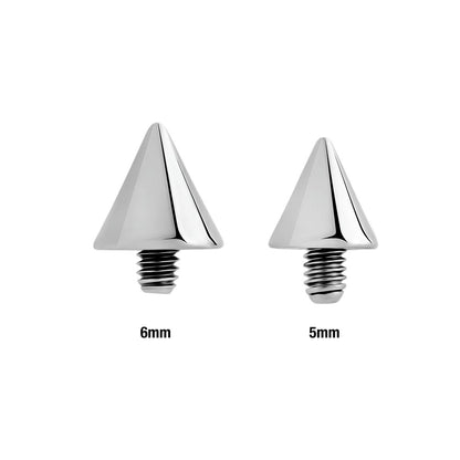 10g Internally Threaded Counter-Sunk Steel Cone - Price Per 1 - Painful Pleasures