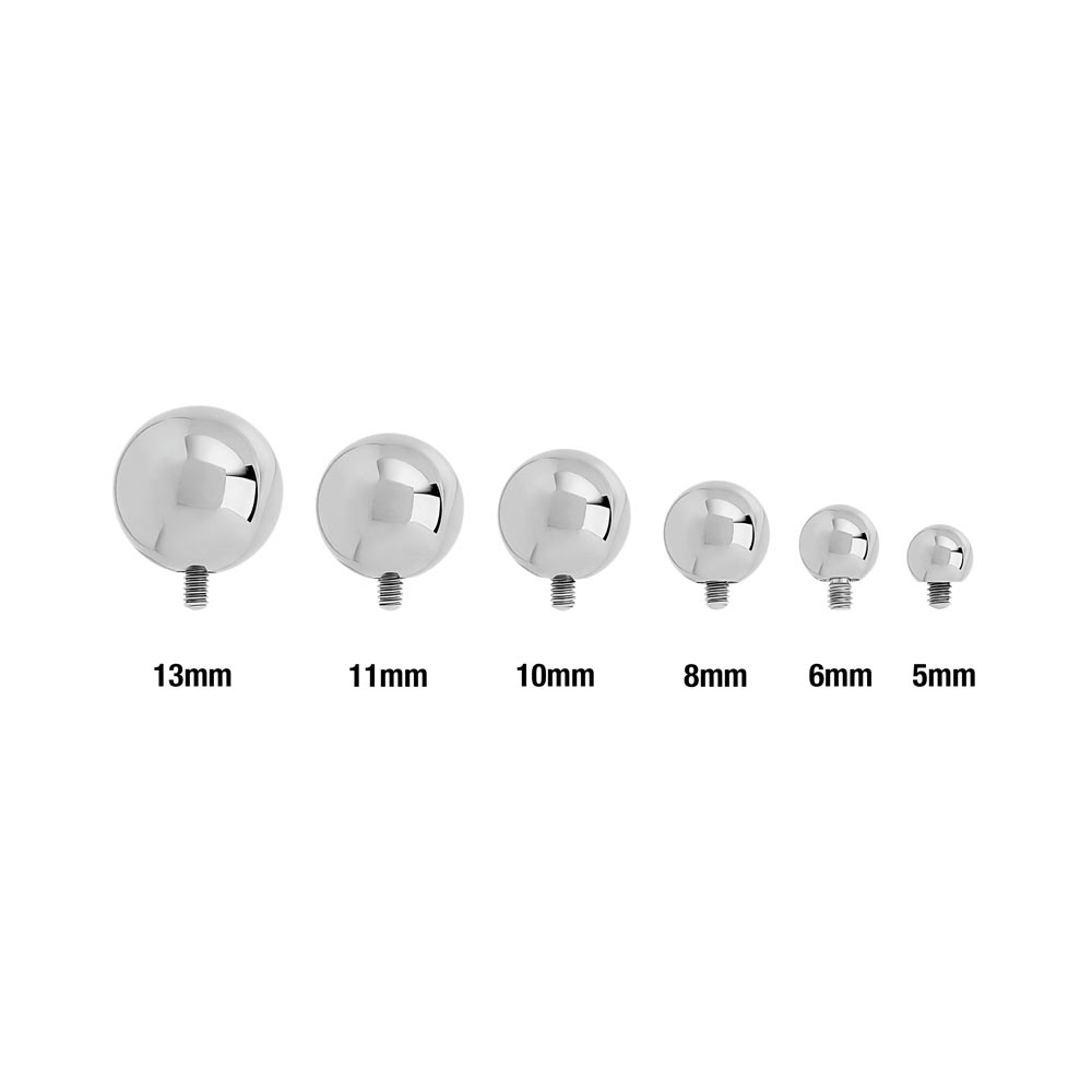 8g Internally Threaded Counter-Sunk Steel Ball - Price Per 1
