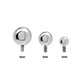 Tilum 18g-16g Internally Threaded Titanium Ball - Price Per 1