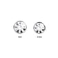 Tilum 14g-12g Internally Threaded Swarovski Jewel Titanium Top - Pick Size - Price Per 1